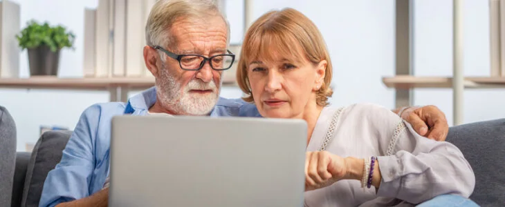 Grandparents filling out family law application