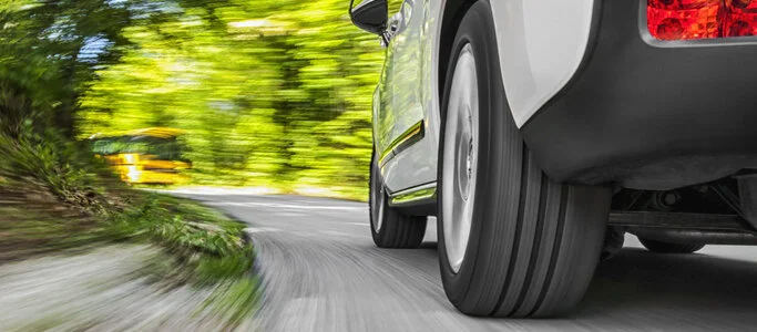 Car speeding